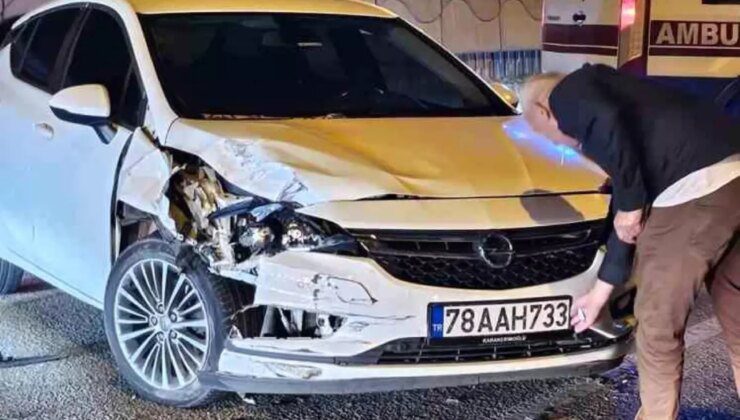 Karabük’te İki Otomobilin Çarpışması sonucu 6 Kişi Yaralandı