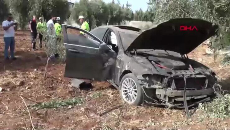 Kilis’te Takla Atan Otomobilin Sürücüsü Yaralanmadan Kurtuldu