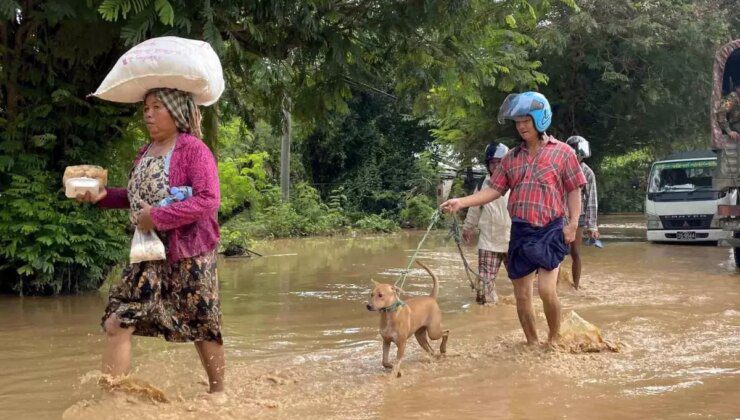 Myanmar’da Sel ve Toprak Kaymaları: 74 Ölü, Arama Kurtarma Devam Ediyor