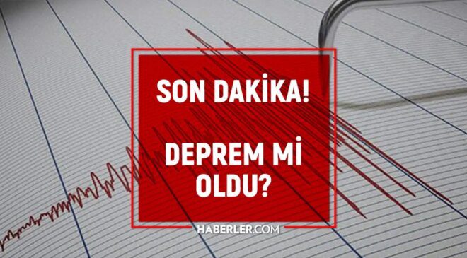 Son Depremler! Bugün İstanbul’da deprem mi oldu? 18 Eylül AFAD ve Kandilli deprem listesi! 18 Eylül Ankara’da, İzmir’de deprem mi oldu?