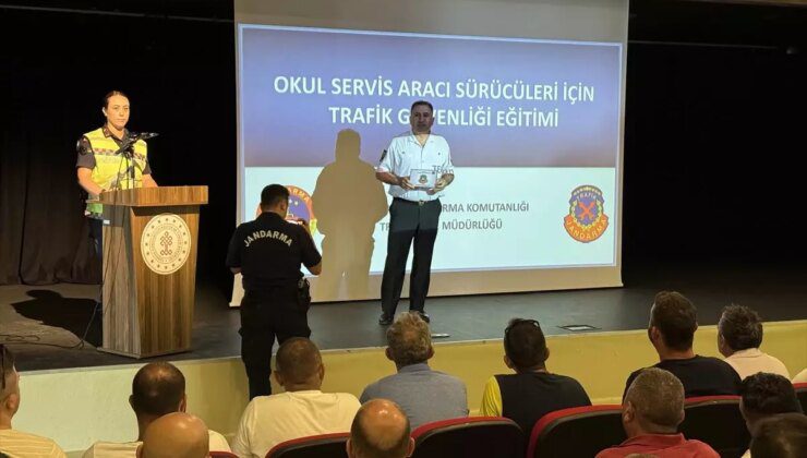 Tekirdağ’da servis şoförlerine bilgilendirme toplantısı düzenlendi