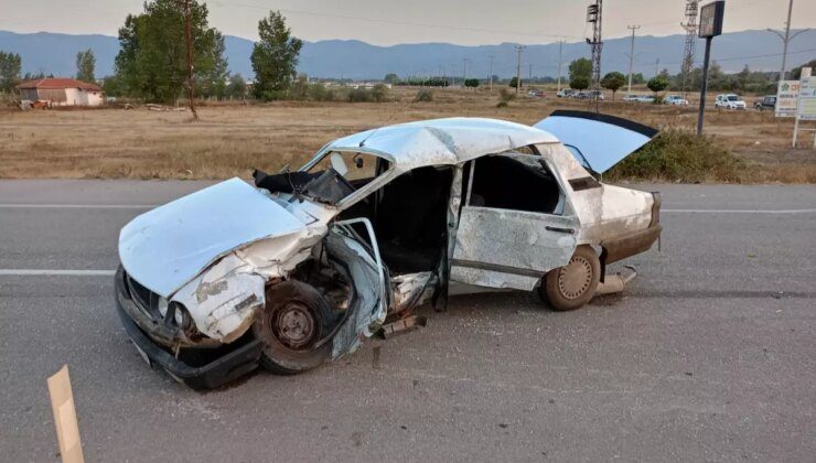 Tokat’ta Otomobil Kazası: 1 Ölü, 1 Yaralı