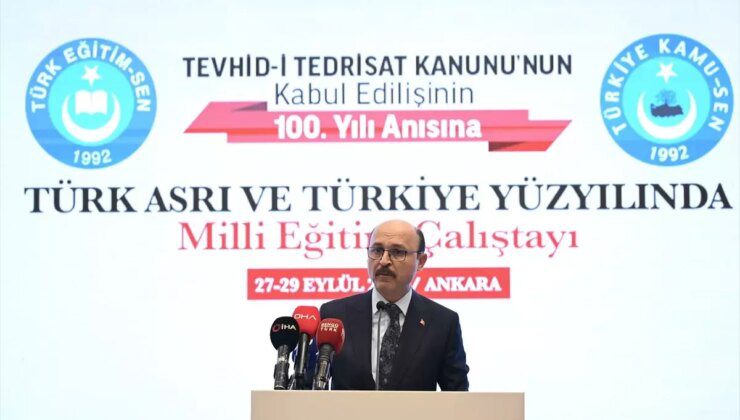 Türk Eğitim-Sen Genel Başkanı’ndan Eğitim Vurgusu