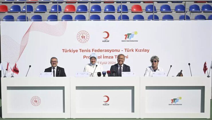 Türkiye Tenis Federasyonu ve Türk Kızılay Sosyal Sorumluluk Protokolü İmzaladı