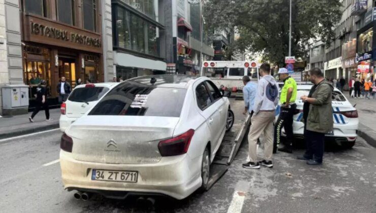 Zonguldak’ta Modifiyeli Araç Trafikten Men Edildi