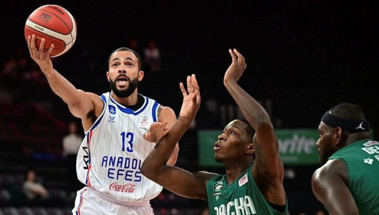 Anadolu Efes: 95 – Darüşşafaka Lassa: 72 | MAÇ SONUCU – ÖZET