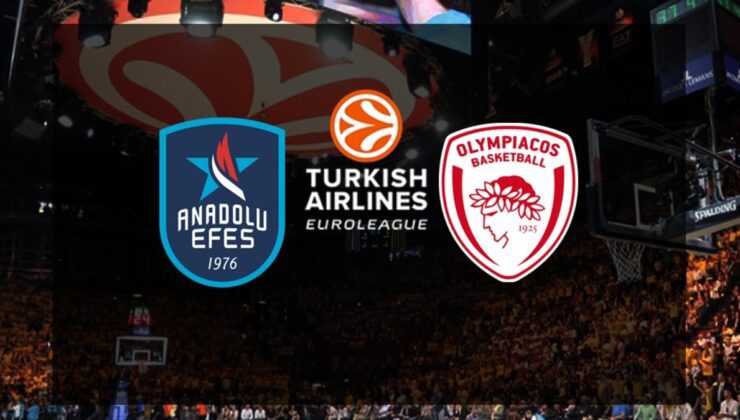 Anadolu Efes – Olympiakos maçı CANLI | THY EuroLeague