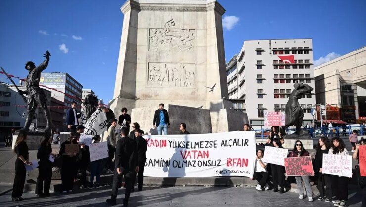 Ankara’da Üniversite Öğrencilerinden Kadın Cinayetlerine Protesto