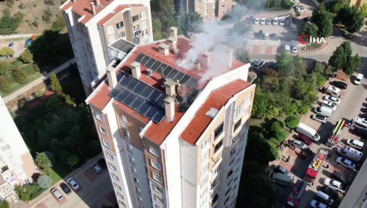 Başakşehir’de 14 katlı binada yangın: 3 kişi dumandan etkilendi