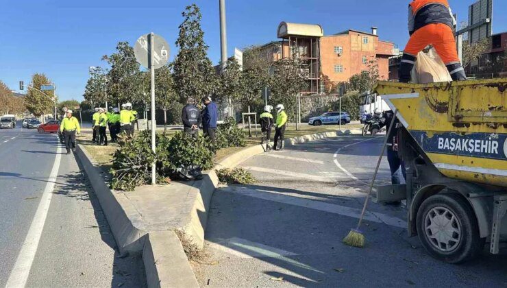 Başakşehir’de Trafik Kazası: Bir Araç Takla Attı, Sürücü Yaralandı