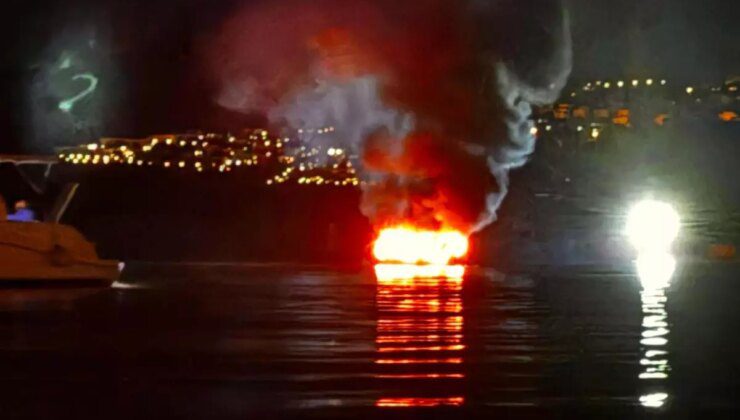 Bodrum’da Şişme Botta Patlama ve Yangın