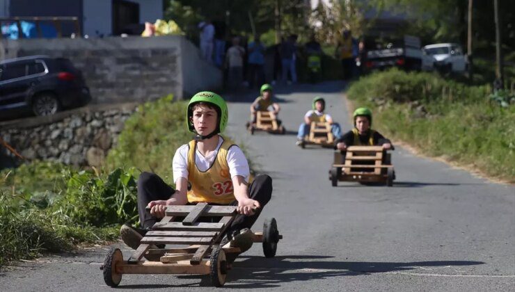 Çamlıhemşin’de 14. Laz Ralli Tahta Araba Şenliği Gerçekleşti