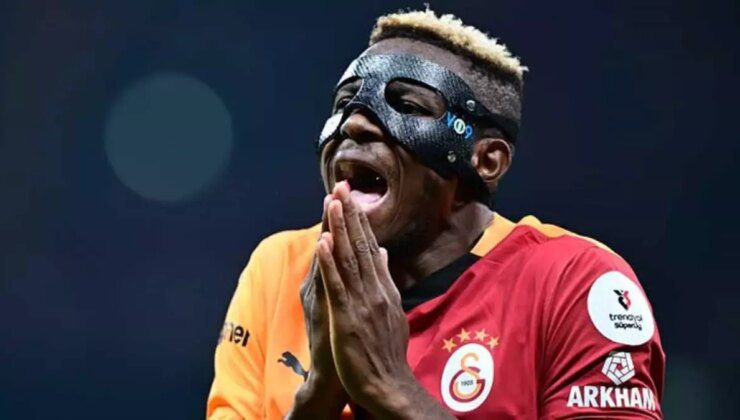 Galatasaray’a Victor Osimhen’den kötü haber