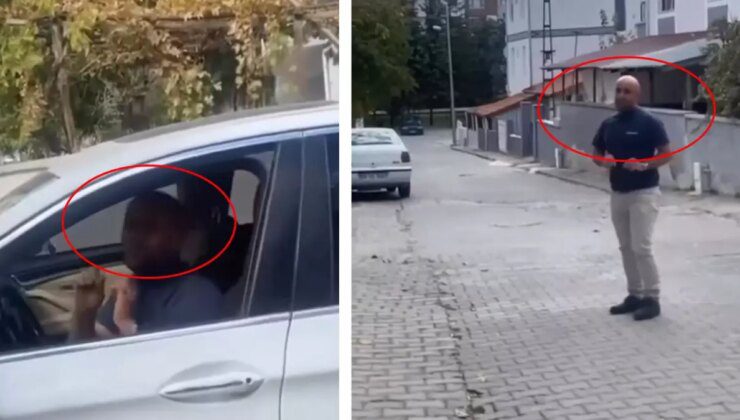 Genç kızları takip ederek sarkıntılık yapan şahıs, kamerayı görünce "Ailem var, yapma" dedi