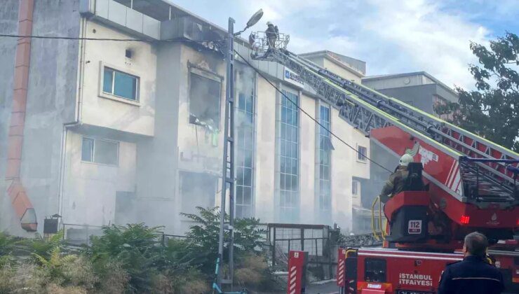 İstanbul Beylikdüzü’nde Tekstil Atölyesinde Yangın