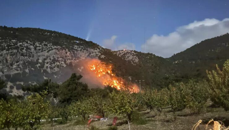 İzmir Kemalpaşa’da Orman Yangını Kontrol Altına Alındı