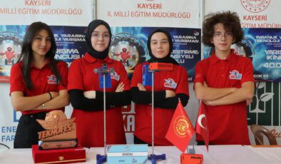 Kayseri’de Öğrencilerden Yangın Güvenliği İçin Lazer Sistemi