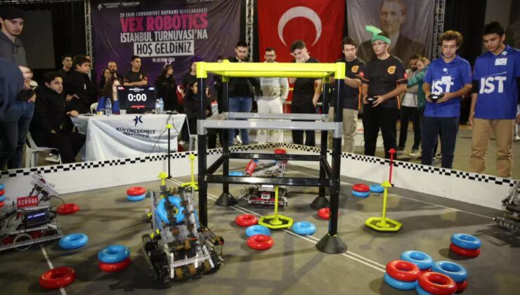 Küçükçekmece’de Uluslararası VEX Robotics Turnuvası Coşkusu