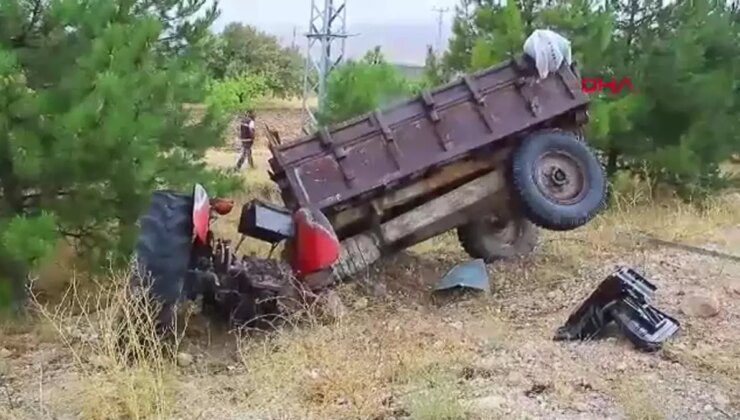 Malatya’da Traktör ile Yolcu Otobüsü Çarpıştı: 1 Ölü, 1 Yaralı