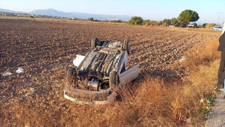 Manisa’da Otomobil Kazası: 5 Yaralı