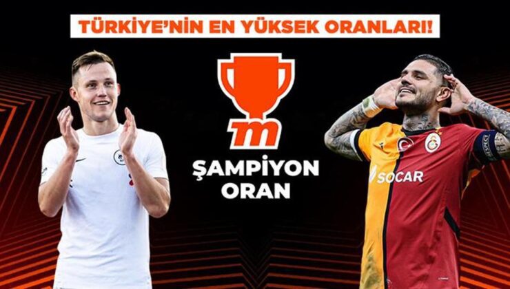 Rigas Skola-Galatasaray maçının en yüksek iddaa oranları MİSLİ'de!