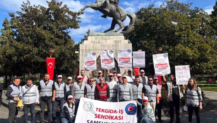 Samsun’da İşten Çıkarılan Gıda İşçileri İçin Basın Açıklaması