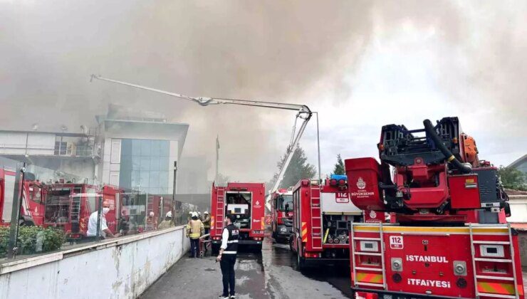 Sancaktepe’de Soğuk Hava Deposunda Yangın