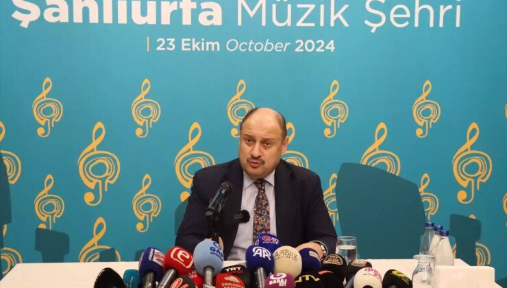 Şanlıurfa UNESCO Müzik Şehri Oluyor, Basın Toplantısında Deprem Hissedildi