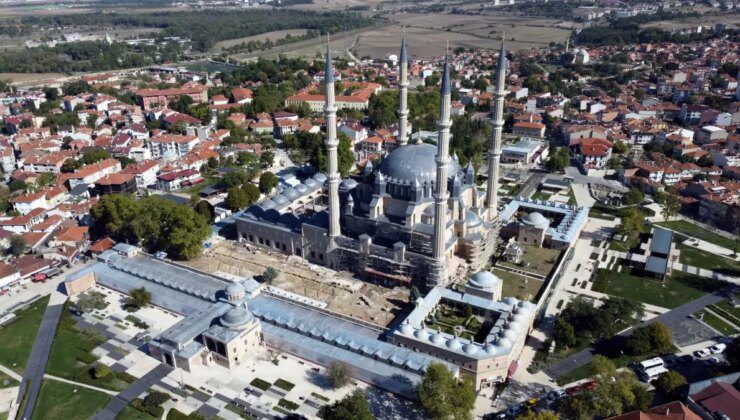 Selimiye Camisi’ndeki Restorasyon Çalışmalarında Yüzde 70 Tamamlandı