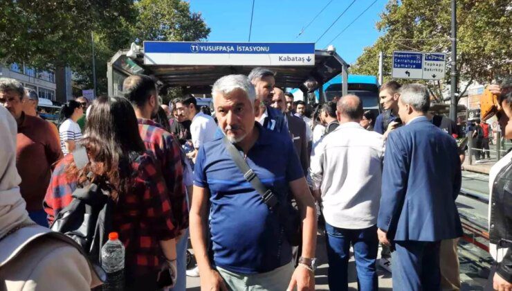 Tramvay Seferlerinde Gecikme: Yusufpaşa Durağında Yoğunluk Oluştu