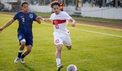 18 Yaş Altı Milli Futbol Takımı Hollanda ile yenişemedi