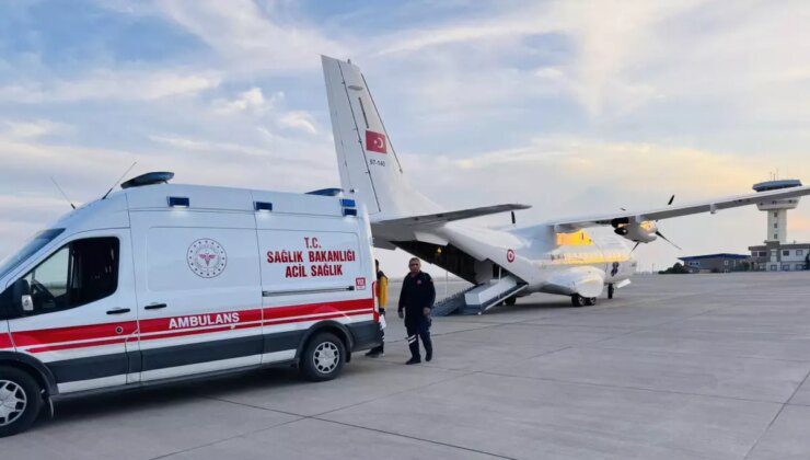 6 Aylık Delal Bebek, Ankara’ya Ambulans Uçakla Sevk Edildi