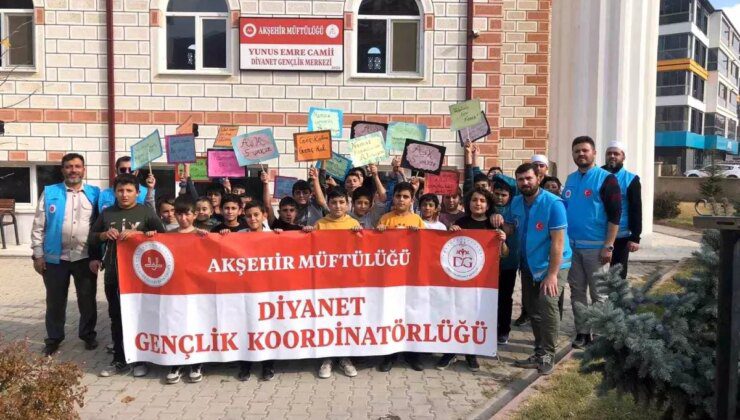 Akşehir’de Ortaokul Öğrencilerine Ara Tatil Kampı Düzenlendi