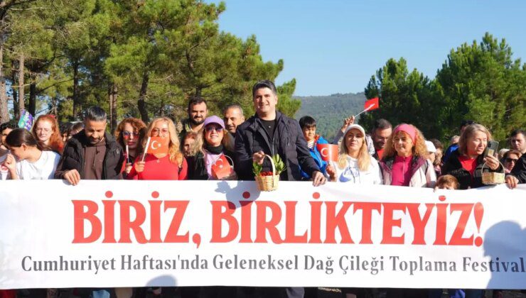 Ataşehir Belediyesi Geleneksel Dağ Çileği Toplama Festivali’ni Düzenledi