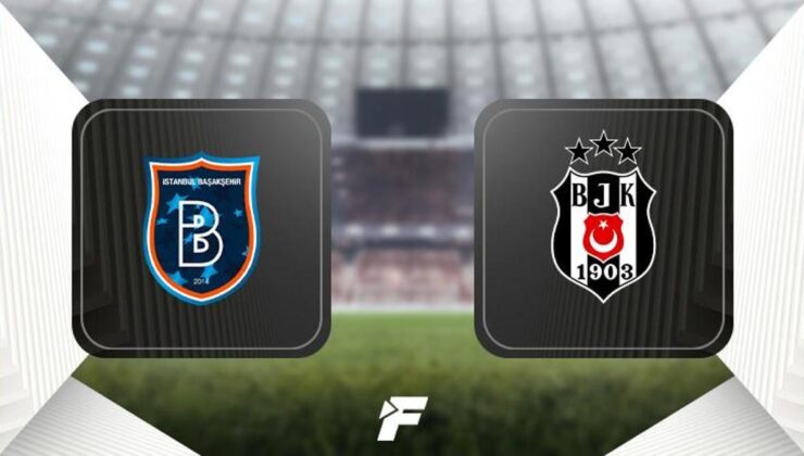 Başakşehir-Beşiktaş maçında Kartal'ın gol umudu belli oldu