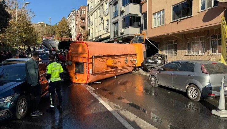 Bayrampaşa’da Yol Bakım Aracı Kazası: 3 Yaralı