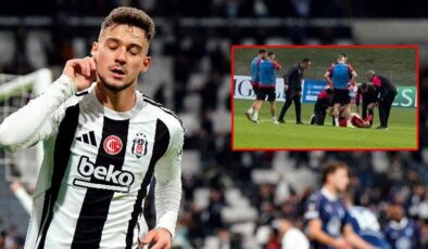 Beşiktaş'ta Muci korkuttu! Kendini yere bıraktı, devam edemedi