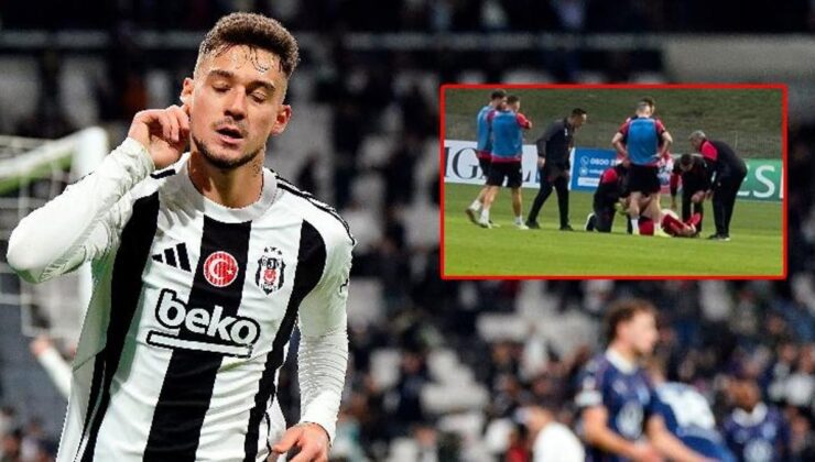 Beşiktaş'ta Muci korkuttu! Kendini yere bıraktı, devam edemedi