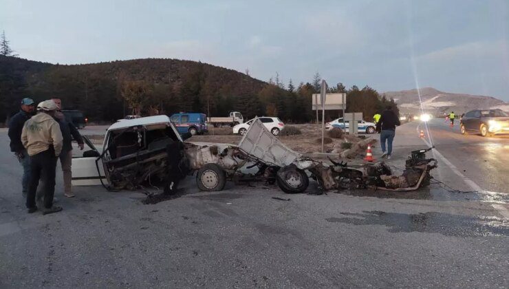 Burdur’da Trafik Kazası: 6 Yaralı