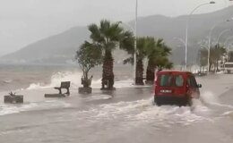 Bursa’da denizle kara birleşti