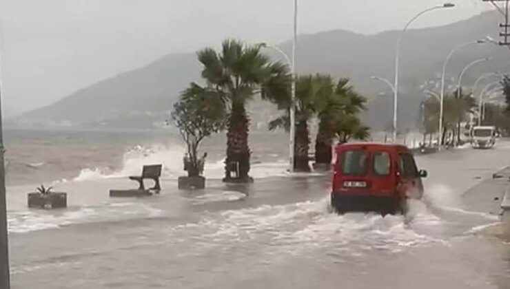 Bursa’da denizle kara birleşti