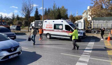 Eskişehir-Ankara Karayolunda Kadın Yaya Yaralandı