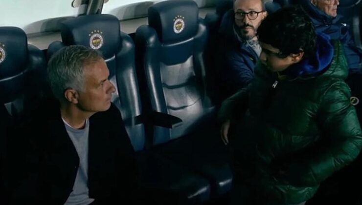 Jose Mourinho'dan 13 yaşındaki Fenerbahçe taraftarına jest