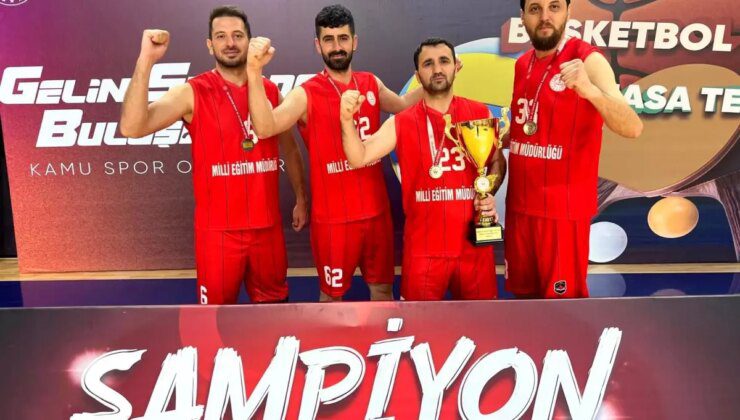 Mersin Milli Eğitim Müdürlüğü Basketbol Takımı Türkiye İkincisi Oldu