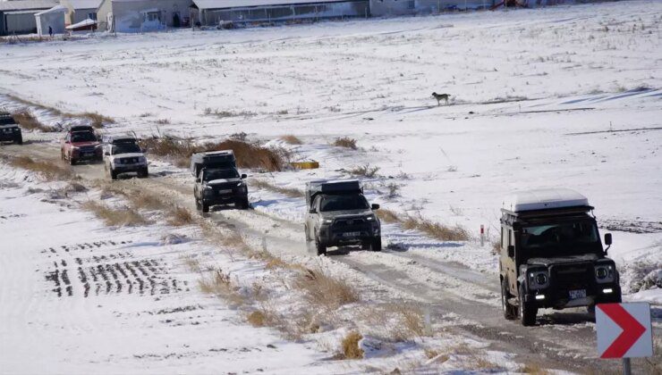 Off-road araçlarıyla Kurtuluş Savaşı alanlarını gezdiler