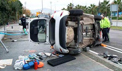 Samsun’da Alkollü Sürücünün Yol Açtığı Trafik Kazası Maddi Hasarla Atlattı