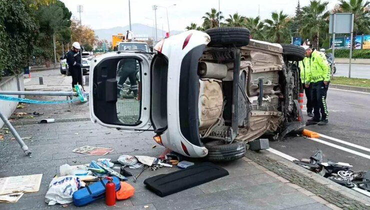 Samsun’da Alkollü Sürücünün Yol Açtığı Trafik Kazası Maddi Hasarla Atlattı