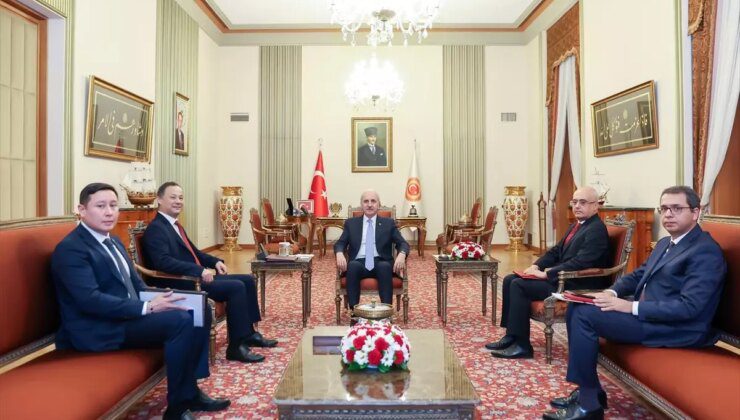 TBMM Başkanı Numan Kurtulmuş, Kırgızistan Büyükelçisi’ni Kabul Etti