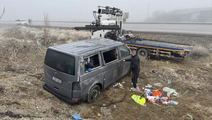 Almanya’dan Memleketine Dönüş Yolunda Trafik Kazası