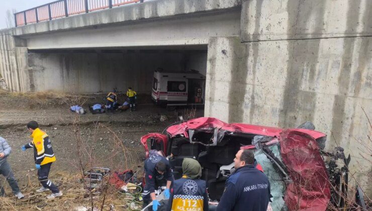 Ankara’da otomobil şarampole uçtu: Aynı aileden 5 kişi hayatını kaybetti